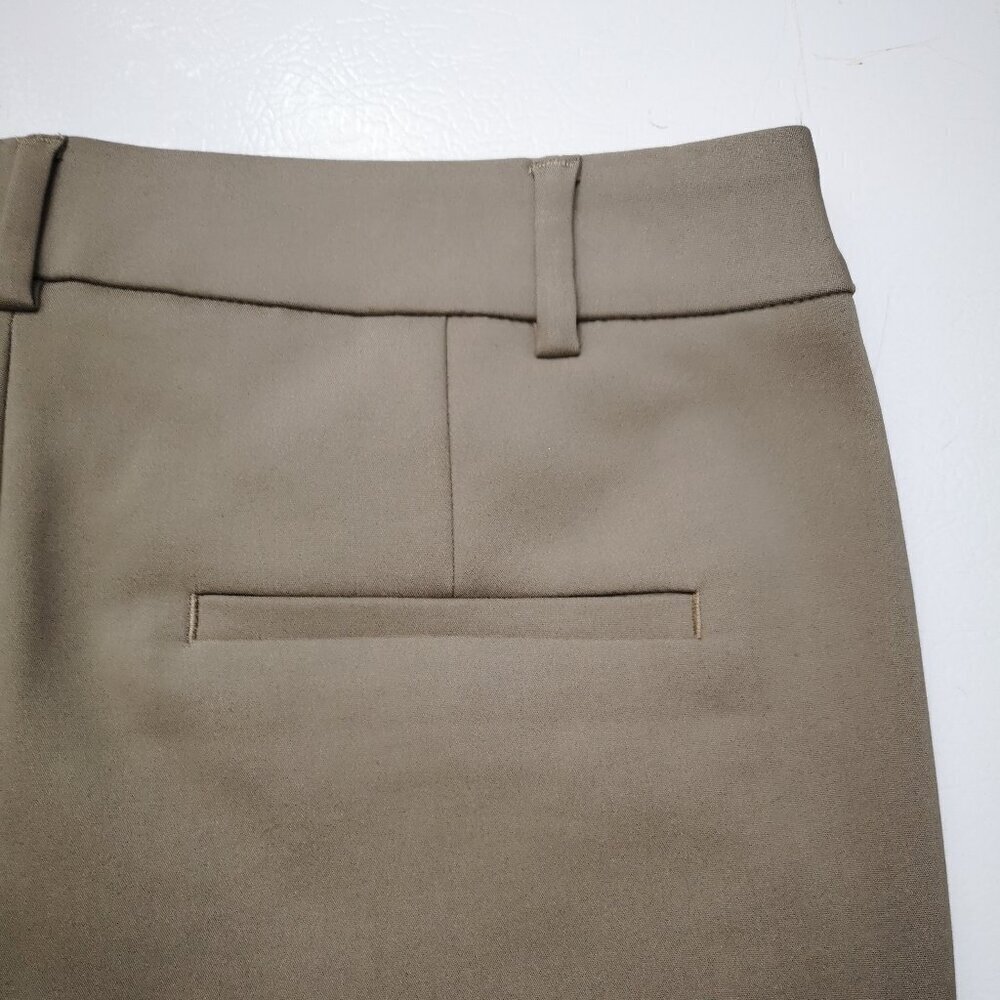 NWT RW&CO. Ladies Size 6 Taupe Slim Leg Zipper & 2 Clasp Closure Dress Pants - Picture 3 of 15